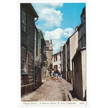 Virgin Street St Ives Cornwall Postcard A9AE