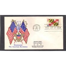 FDC Boerger Cachets 1639 13c Maryland (Cachet-U/A) CV00694