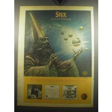 1974 Styx Man of Miracles Album Ad - A new burst of energy from Styx
