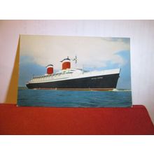 S.S. "UNITED STATES' LINER SHIP unused vintage postcard byJ. Salmon #