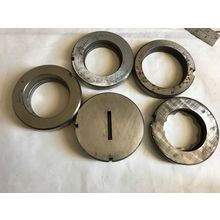 6 WILSON THICK TURRET DIES MIXED LOT, ROUND SQUARE RECTANGLE,5" DIA,SC