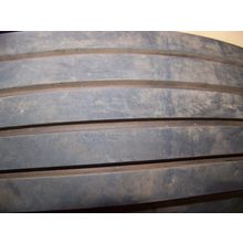 VINTAGE GENERAL PAVEMENT SKID TEST TIRE 7.5 14" W/ STEEL WHEEL SQUAD POLICE CAR