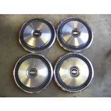 1973 CHEVROLET CHEVELLE CAMARO HUBCAPS WHEELCOVERS 14" - SET OF 4 OEM 1974