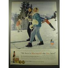 1960 Rheingold Beer Ad - Emily Banks, Miss Rheingold 1960