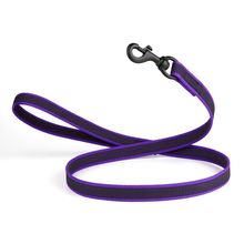 Rubber Infused Nylon Leash W3/4" x L 4' Purple