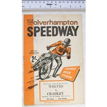1969 Wolves v Cradley Speedway Programme - 17th October