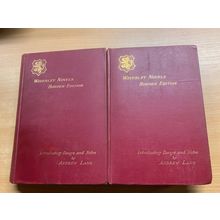 1894 WALTER SCOTT FAIR MAID OF PERTH ANDREW LANG NOTES VOLS 1 & 2 BOOKS (P8)