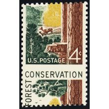 1122, Mint NH 4¢ - Large Misperforation Error - Stuart Katz