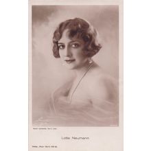 Lotte Neumann German Silent Film Movie Star Actress Screenwriter Old RPC Postcar