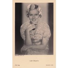 Lien Deyers Dutch Film Actress Of Fritz Lang Old RPC Postcard