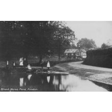 Black Horse Parsons Pond Findon Sussex Postcard