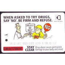 Stay Clear~ Say No To Drugs S'pore TransitLink Train/Bus Card