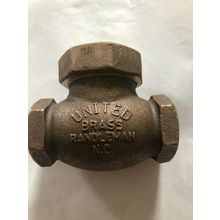 1" united brass works,randleman SPRING lift CHECK VALVE live steam 200 wsp,400,