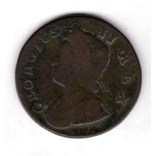 Great Britain. George II. Halfpenny 1739. dy18767