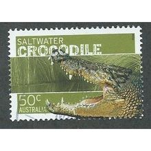 AUS 2006 50c 'DANGEROUS AUSTRALIANS - CROCODILE ' FINE USED (EBID34-540)