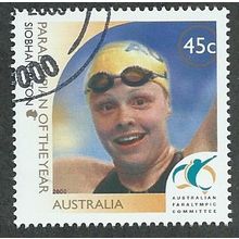 AUS 2000 45c 'PARALYMPIAN OF THE YEAR - PATON' (C.T.O) FINE USED (EBID48-293)
