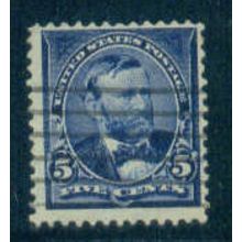 Used 281 5c Ulysses S. Grant Just Clears M04885