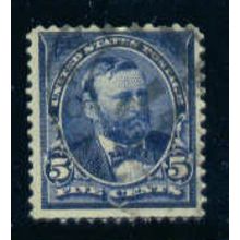 Used 281 5c Ulysses S. Grant Just Clears M04994
