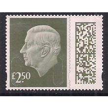 GB 2024 KC 3rd £2.50 Gooseberry Green Machin Used SG V5026 ( J1153 )