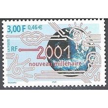 France 2000 Michel 3497 Neuf ** Cote (2008) 1.00 € Nouveau millénaire