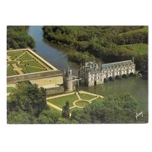 LE CHATEAU DE CHENONCEAU used postcard 1985 postmark =