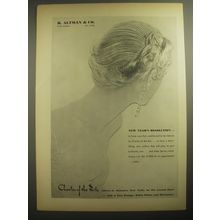 1950 Charles of the Ritz Hair Salons Ad - New Year's Resolution