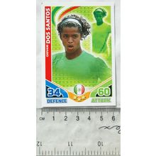 2010 Topps Match Attax World Cup Trading Card - Mexico, Giovani dos Santos