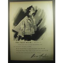 1951 Lord & Taylor Jacket Ad - The last word