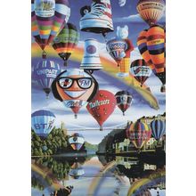 Radio 1 Unipart Maltesers Hot Air Balloon Advertising Postcard