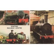 LNWR Warrington Train at Dinting Railway Centre 1970s Postcard