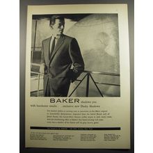 1955 Baker Suits Ad - Baker shadows you with handsome results