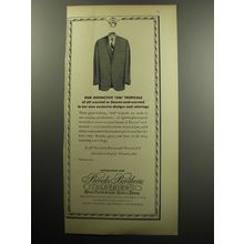 1957 Brooks Brothers Clothing Advertisement - Our distinctive 346 tropicals