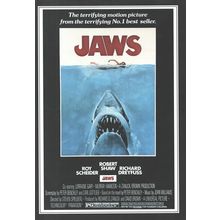 JAWS Roy Scheider / Robert Shaw :- FILM "POSTER" PICTURE ~ POST FREE