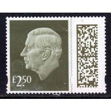 GB 2024 KC 3rd £2.50 Gooseberry Green Machin Used SG V5026 ( J953 )