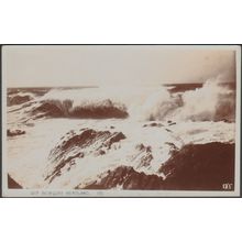 Off Newquay Headland, Cornwall, c.1910 - Grigg's RP Postcard