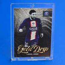 topps 2022/23 PSG team set Lionel Messi Gold Drip #48