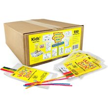 Wikki Stix Mini Play Paks, 250 Individual Paks! Great for Restaurants, Parties,