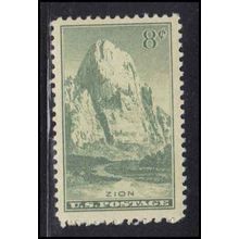 747 8c Zion National Park Almost Very Fine MNH U1635