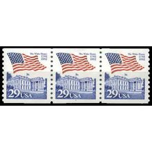 2609 29c U.S. Flag Over White House Very Fine MNH PNC 1/3 W1375