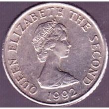 1992 Jersey 5 Pence Coin