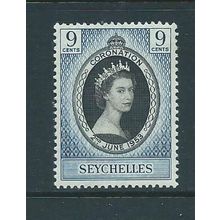 seychelles stamps hm coronation 1953 sg173 sg 173