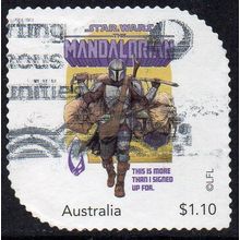 Australia 2022 MyStamps - The Mandalorian - More than I signed up for $1.10 Used
