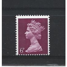 GB.SG736 6d Bright Reddish Purple.Mounted Mint.Jul25