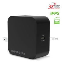 HyperGear SpeedBoost 45W USB-C PD Laptop Wall Charger with PPS[ Black ]