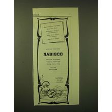 1902 National Biscuit Company Nabisco Sugar Wafers Ad - Mrs. Edward Van Pelt