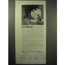 1929 Hawaii Tourism Ad - Gild Winter With Enchantment