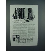 1930 Southern Pacific Lines Railroad Ad - 2000 Years