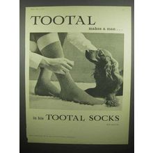 1958 Tootal Socks Ad - Makes A Man