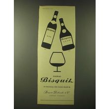 1960 Cognac Bisquit Ad - Cognac Bisquit is everything a fine brandy should be
