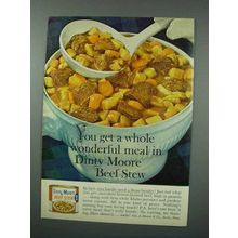 1960 Dinty Moore Beef Stew Ad - Wonderful Meal